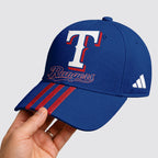 T.rangers | Premium .m.l.b. Signature Triple Stripe Fan Baseball Cap