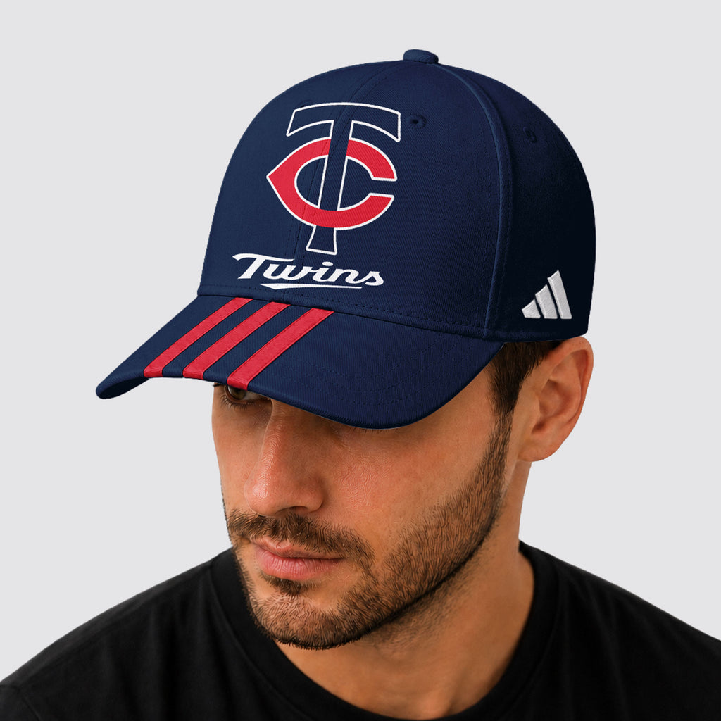M.twins | Premium .m.l.b. Signature Triple Stripe Fan Baseball Cap