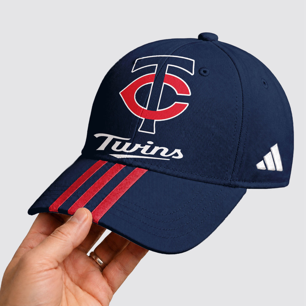 M.twins | Premium .m.l.b. Signature Triple Stripe Fan Baseball Cap