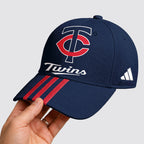 M.twins | Premium .m.l.b. Signature Triple Stripe Fan Baseball Cap