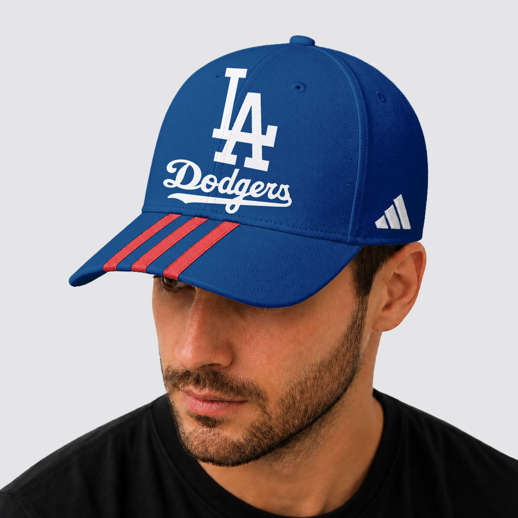 L.a.dodgers | Premium .m.l.b. Signature Triple Stripe Fan Baseball Cap