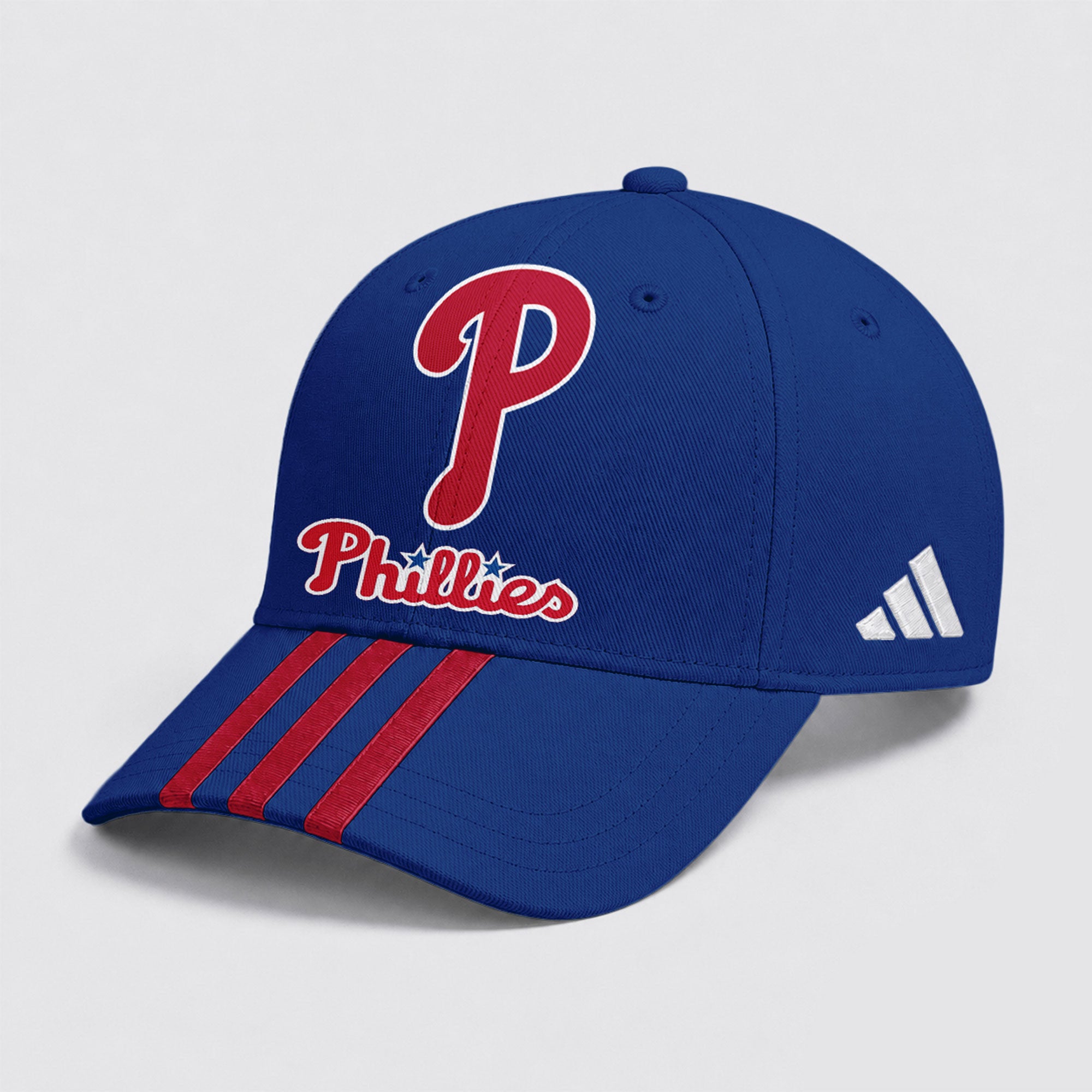 P.phillies | Premium .m.l.b. Signature Triple Stripe Fan Baseball Cap