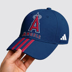 L.a.angels | Premium .m.l.b. Signature Triple Stripe Fan Baseball Cap