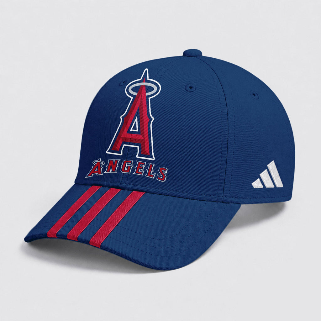 L.a.angels | Premium .m.l.b. Signature Triple Stripe Fan Baseball Cap