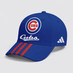 C.cubs | Premium .m.l.b. Signature Triple Stripe Fan Baseball Cap