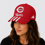 C.reds | Premium .m.l.b. Signature Triple Stripe Fan Baseball Cap