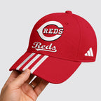 C.reds | Premium .m.l.b. Signature Triple Stripe Fan Baseball Cap