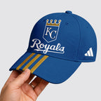 K.c.royals | Premium .m.l.b. Signature Triple Stripe Fan Baseball Cap