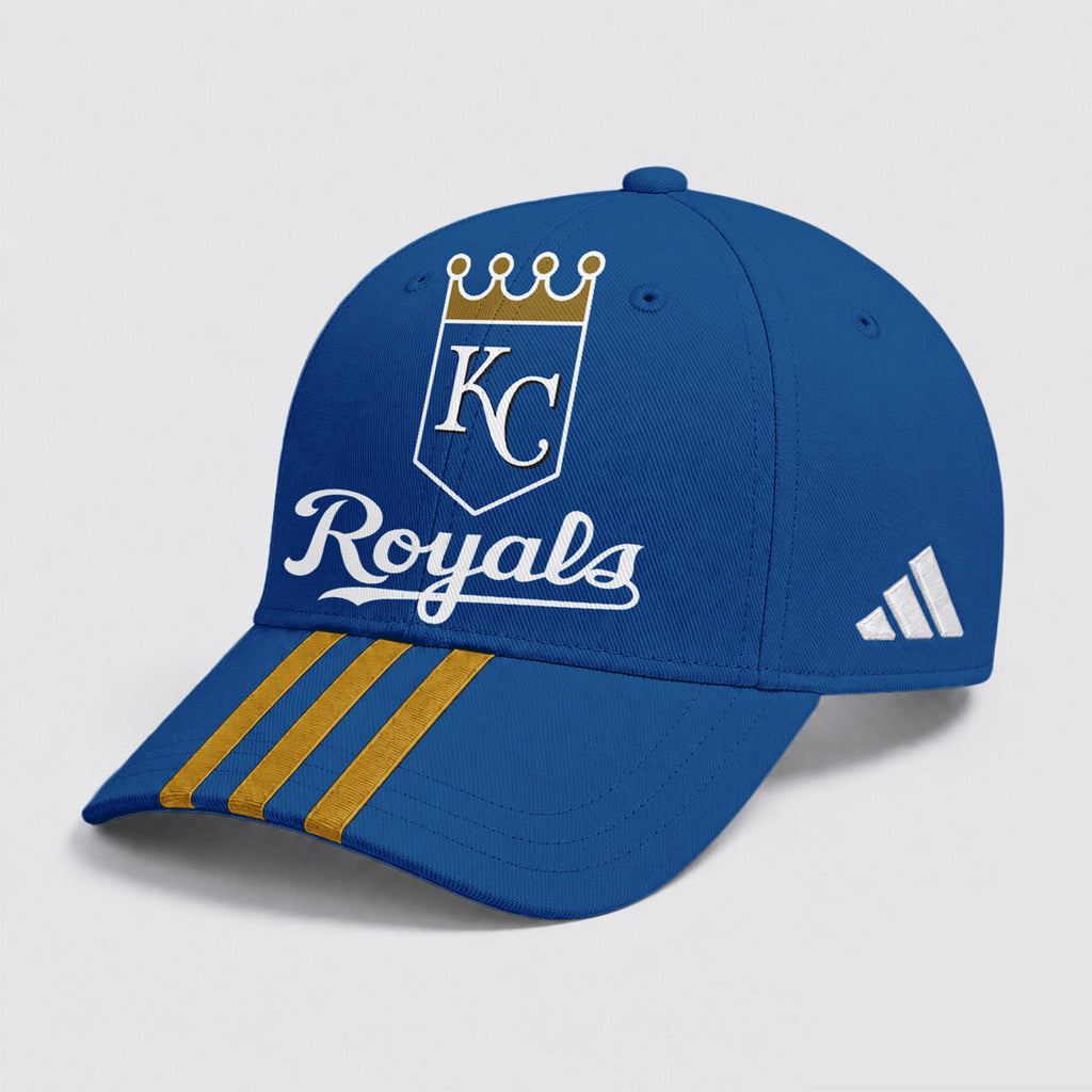 K.c.royals | Premium .m.l.b. Signature Triple Stripe Fan Baseball Cap