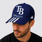 Tb.rays | Premium .m.l.b. Signature Triple Stripe Fan Baseball Cap