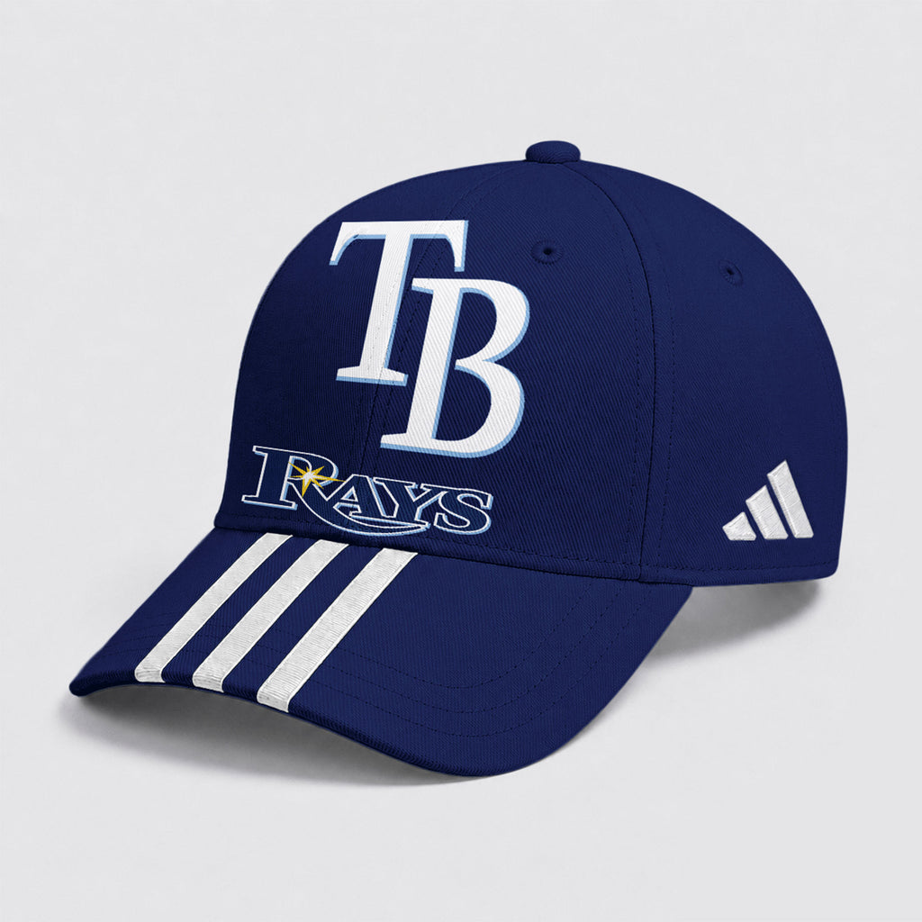 Tb.rays | Premium .m.l.b. Signature Triple Stripe Fan Baseball Cap