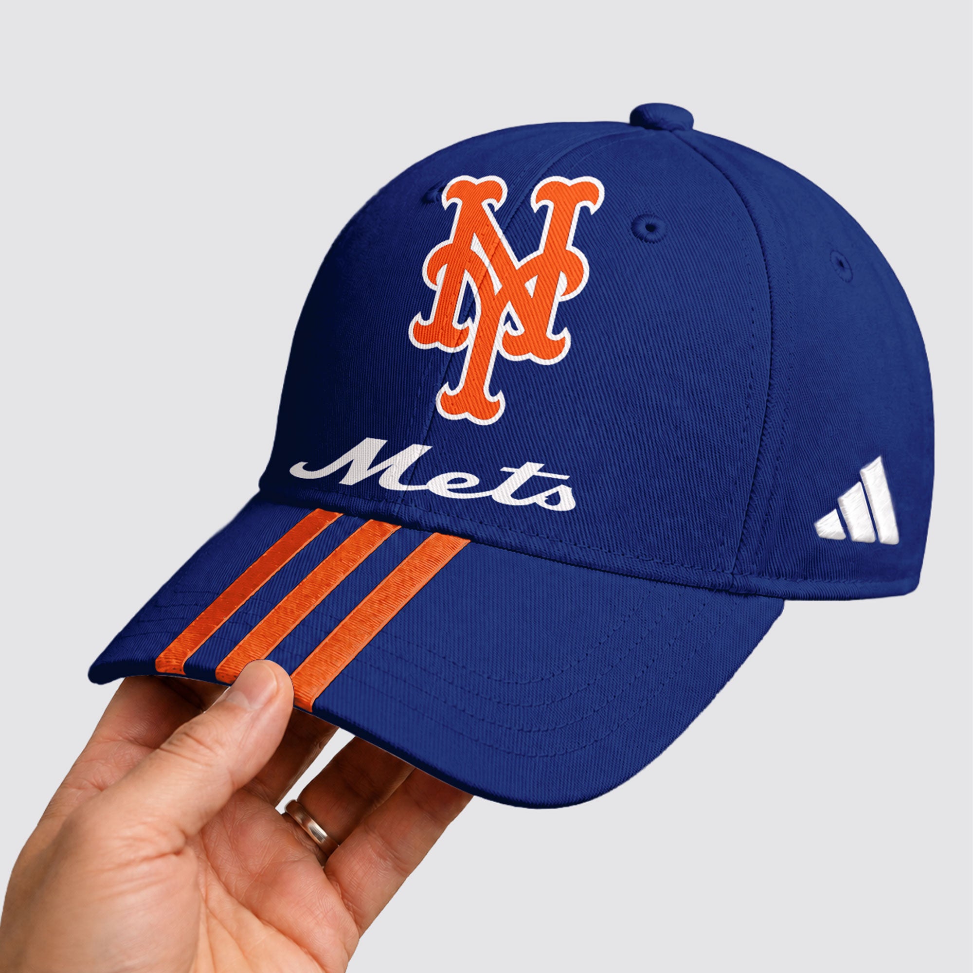 N.y.mets | Premium .m.l.b. Signature Triple Stripe Fan Baseball Cap
