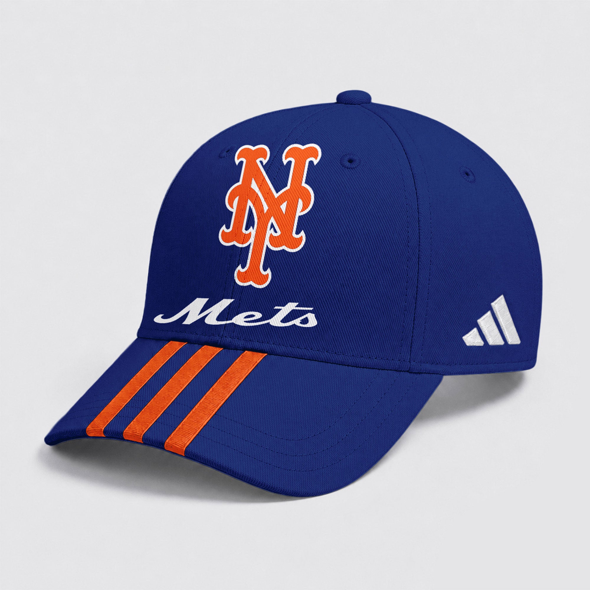 N.y.mets | Premium .m.l.b. Signature Triple Stripe Fan Baseball Cap