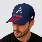 A.braves | Premium .m.l.b. Signature Triple Stripe Fan Baseball Cap
