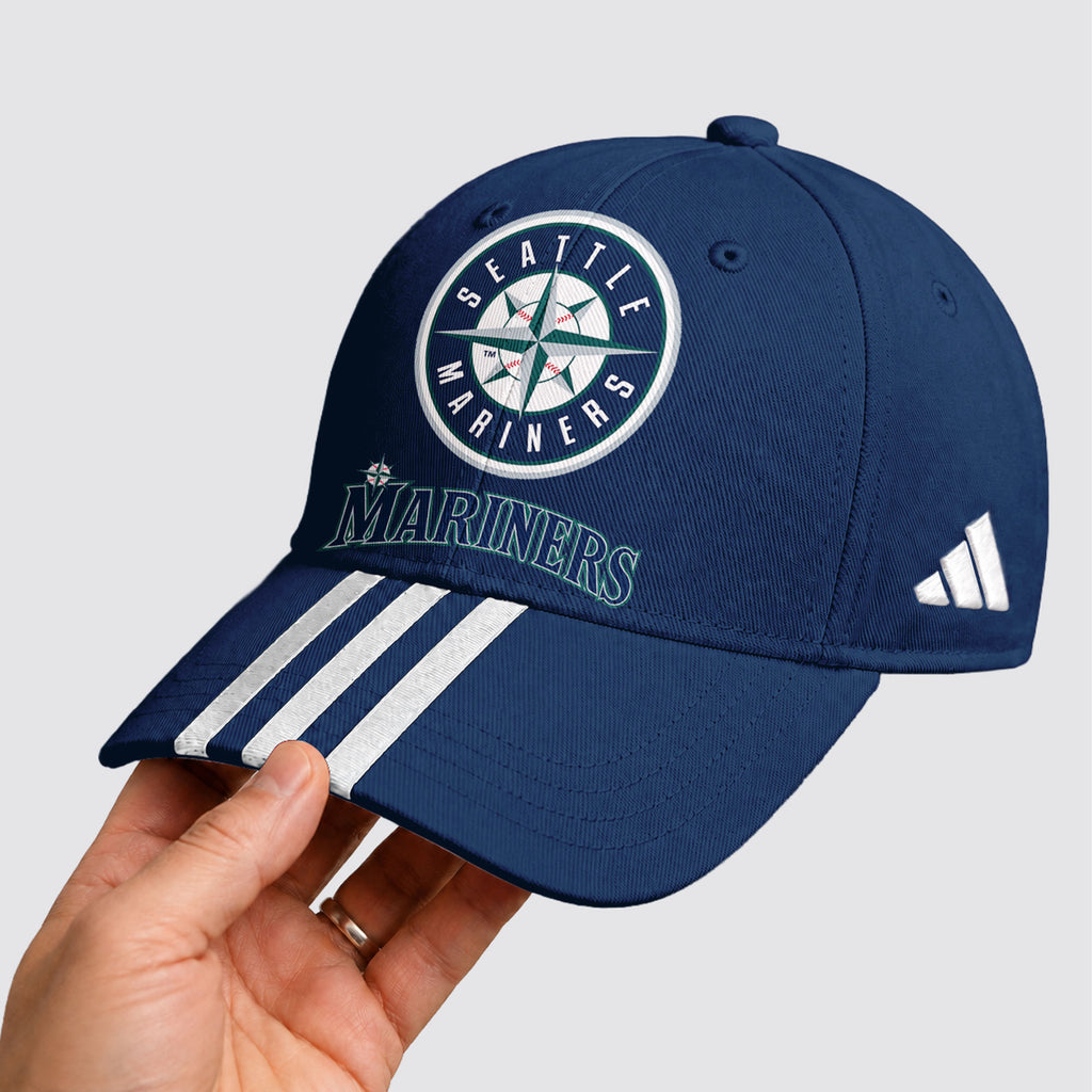 S.mariners | Premium .m.l.b. Signature Triple Stripe Fan Baseball Cap