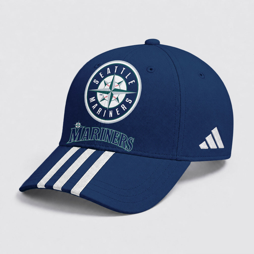 S.mariners | Premium .m.l.b. Signature Triple Stripe Fan Baseball Cap