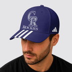 C.rockies | Premium .m.l.b. Signature Triple Stripe Fan Baseball Cap