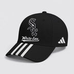 C.white Sox | Premium .m.l.b. Signature Triple Stripe Fan Baseball Cap
