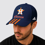 H.astros | Premium .m.l.b. Signature Triple Stripe Fan Baseball Cap