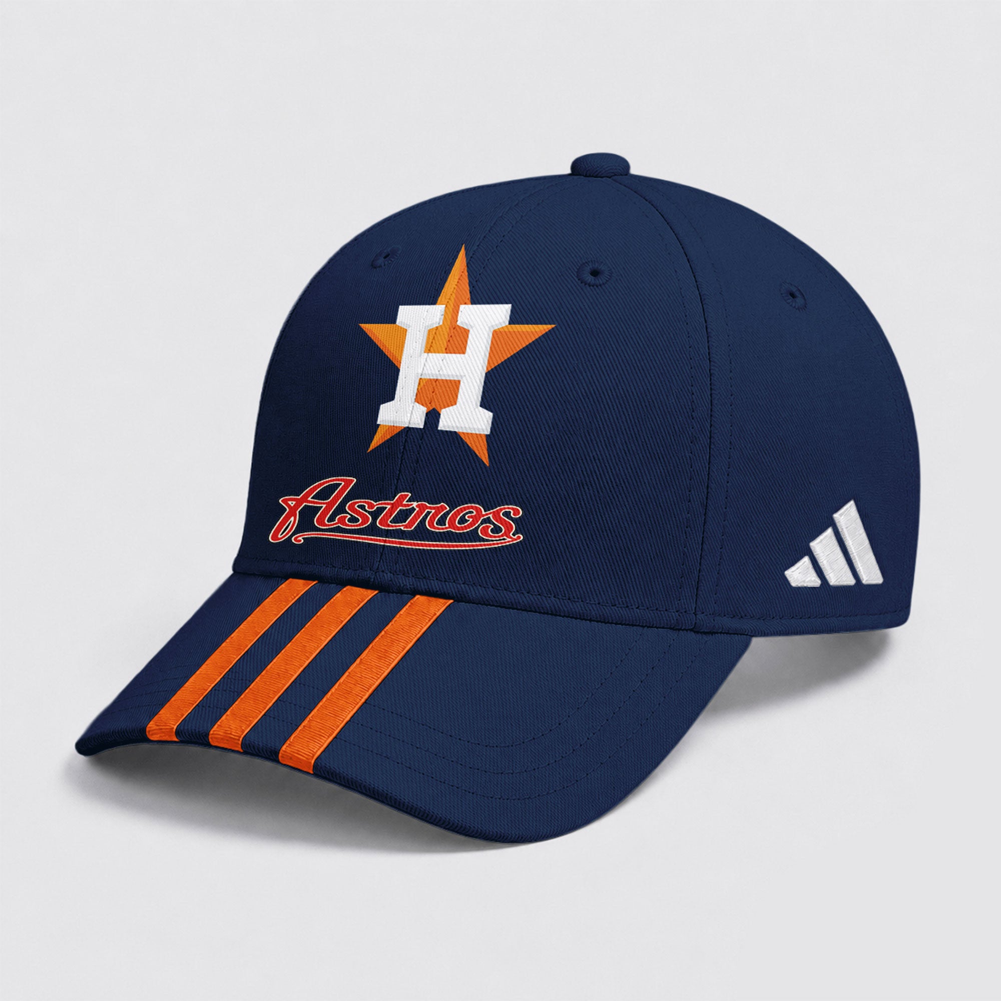 H.astros | Premium .m.l.b. Signature Triple Stripe Fan Baseball Cap