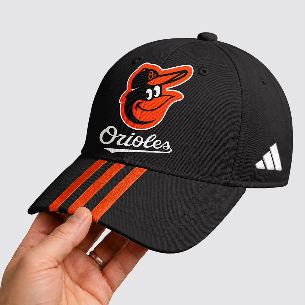 B.orioles | Premium .m.l.b. Signature Triple Stripe Fan Baseball Cap