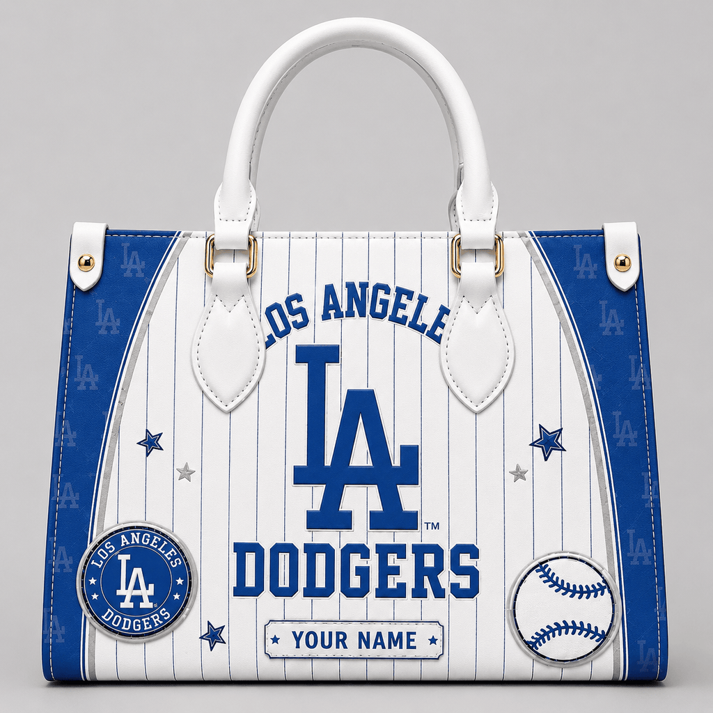 L.a.dodgers | Premium .m.l.b. Fan Pride Leather Handbag
