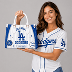 L.a.dodgers | Premium .m.l.b. Fan Pride Leather Handbag