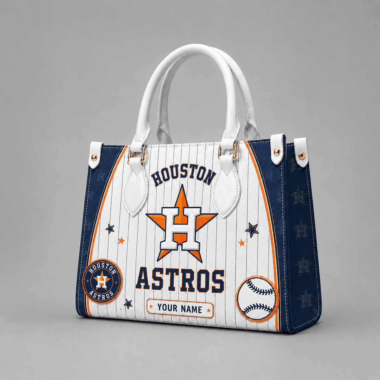 H.astros | Premium .m.l.b. Fan Pride Leather Handbag