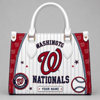 W.nationals | Premium .m.l.b. Fan Pride Leather Handbag