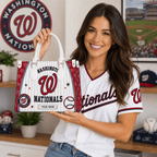 W.nationals | Premium .m.l.b. Fan Pride Leather Handbag