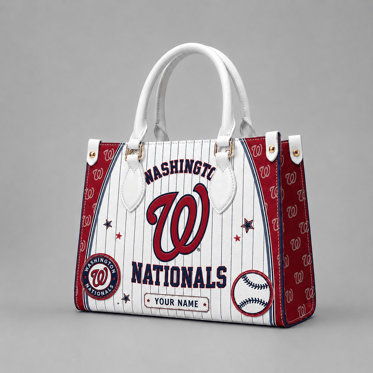 W.nationals | Premium .m.l.b. Fan Pride Leather Handbag