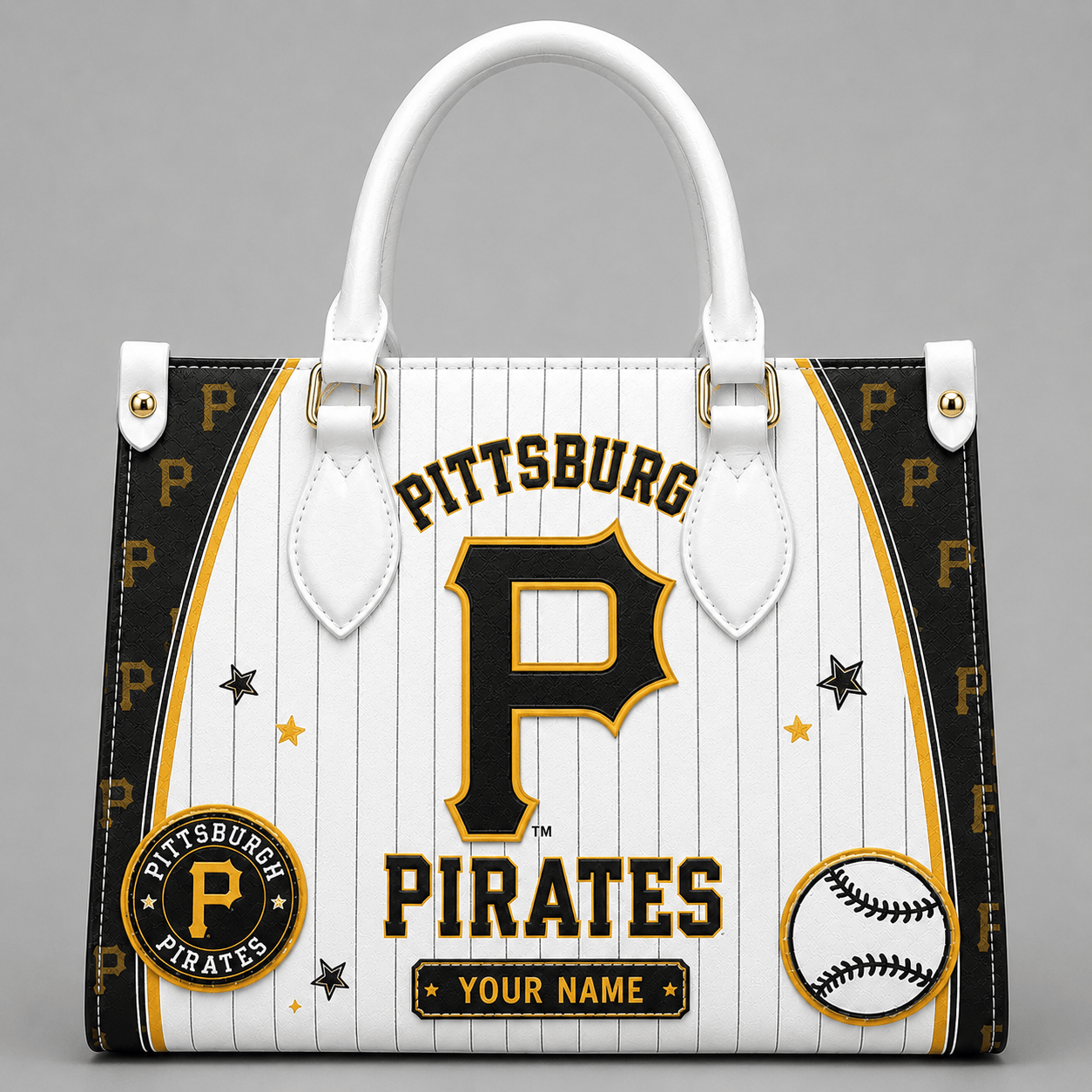 P.pirates | Premium .m.l.b. Fan Pride Leather Handbag