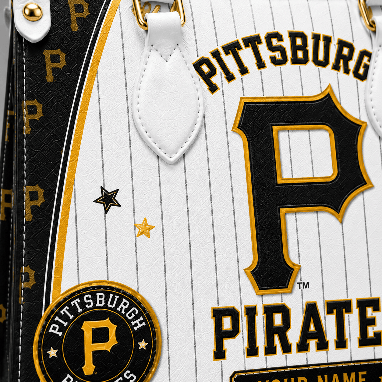 P.pirates | Premium .m.l.b. Fan Pride Leather Handbag