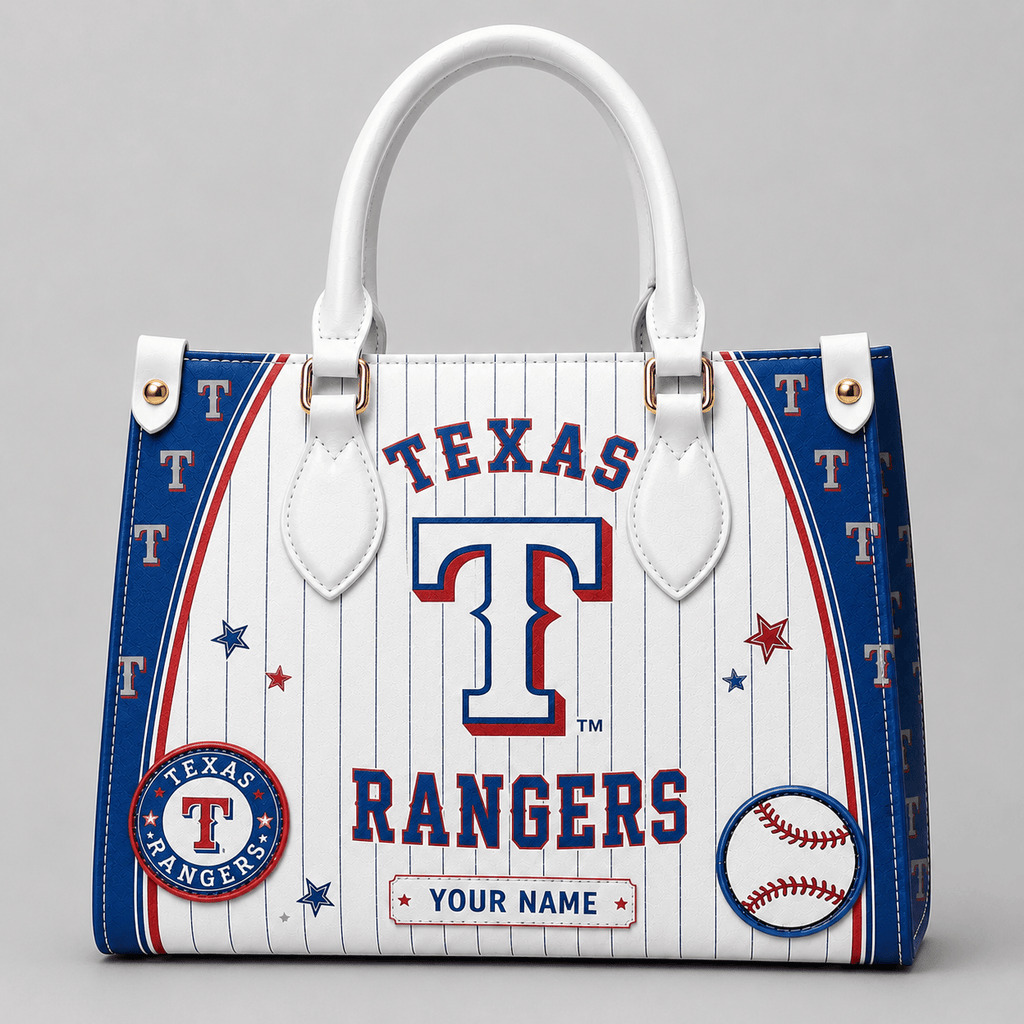 T.rangers | Premium .m.l.b. Fan Pride Leather Handbag