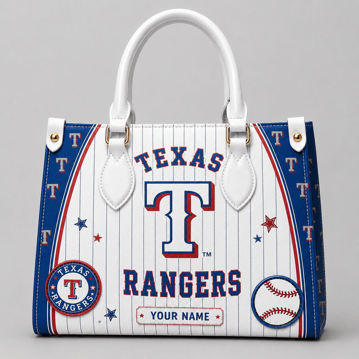 T.rangers | Premium .m.l.b. Fan Pride Leather Handbag