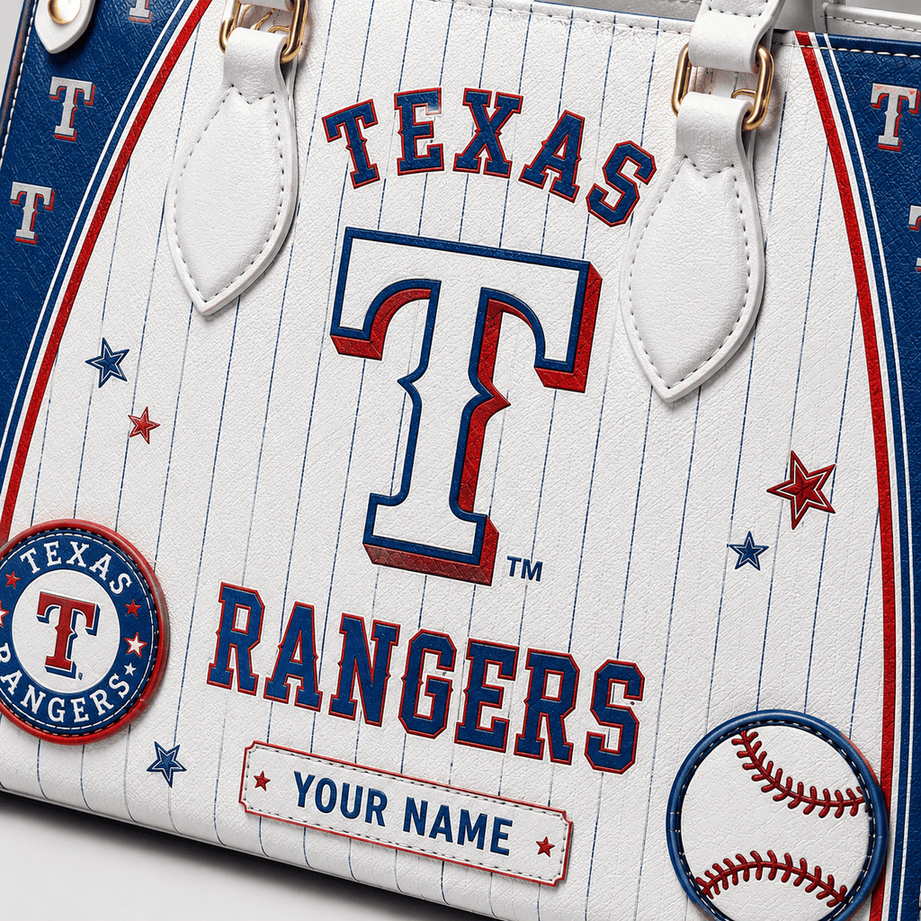 T.rangers | Premium .m.l.b. Fan Pride Leather Handbag