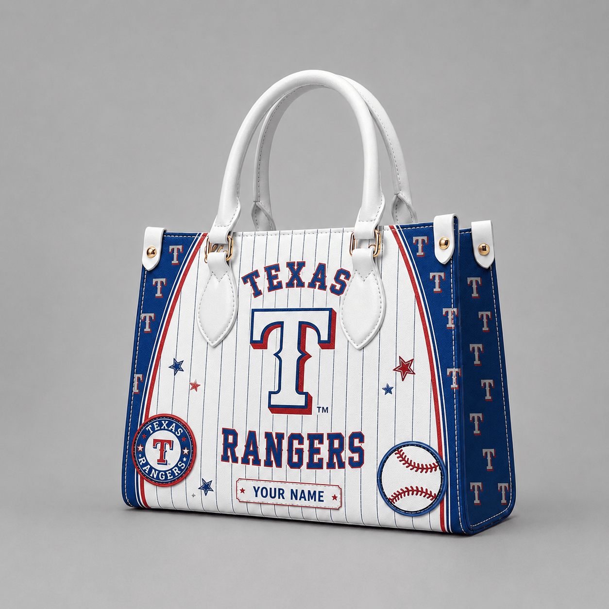 T.rangers | Premium .m.l.b. Fan Pride Leather Handbag