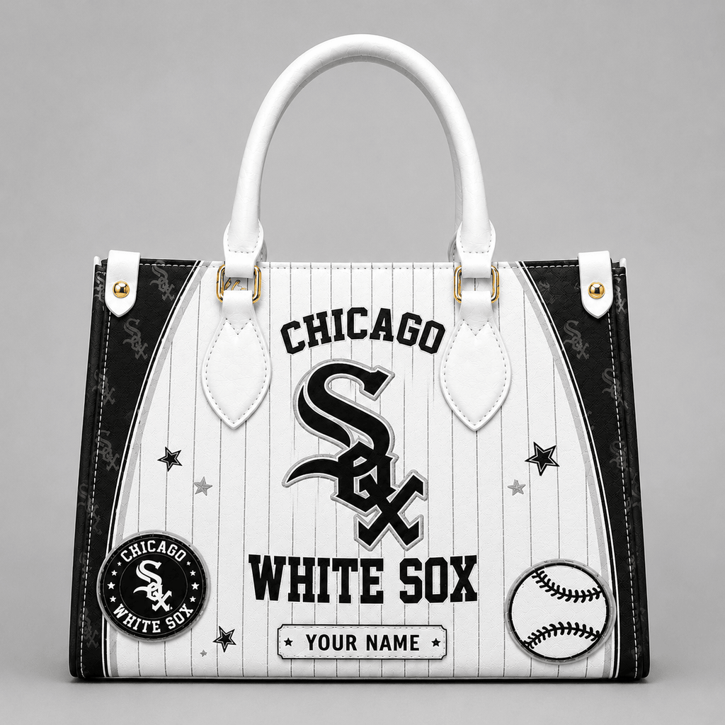 C.white Sox | Premium .m.l.b. Fan Pride Leather Handbag