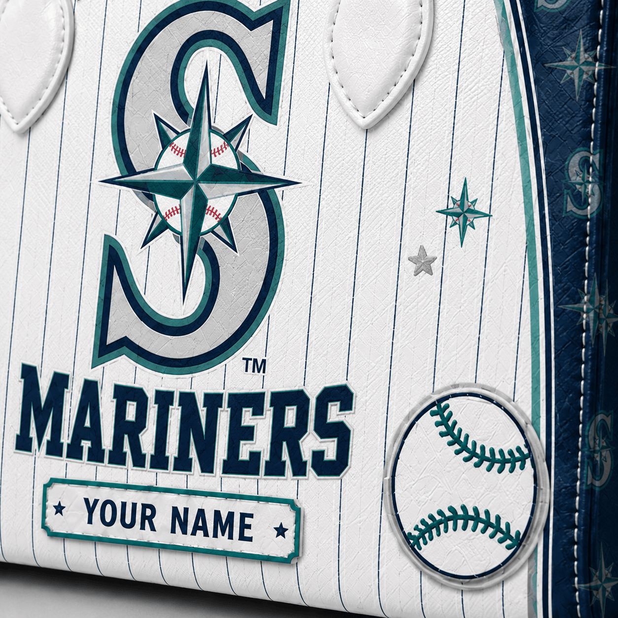 S.mariners | Premium .m.l.b. Fan Pride Leather Handbag