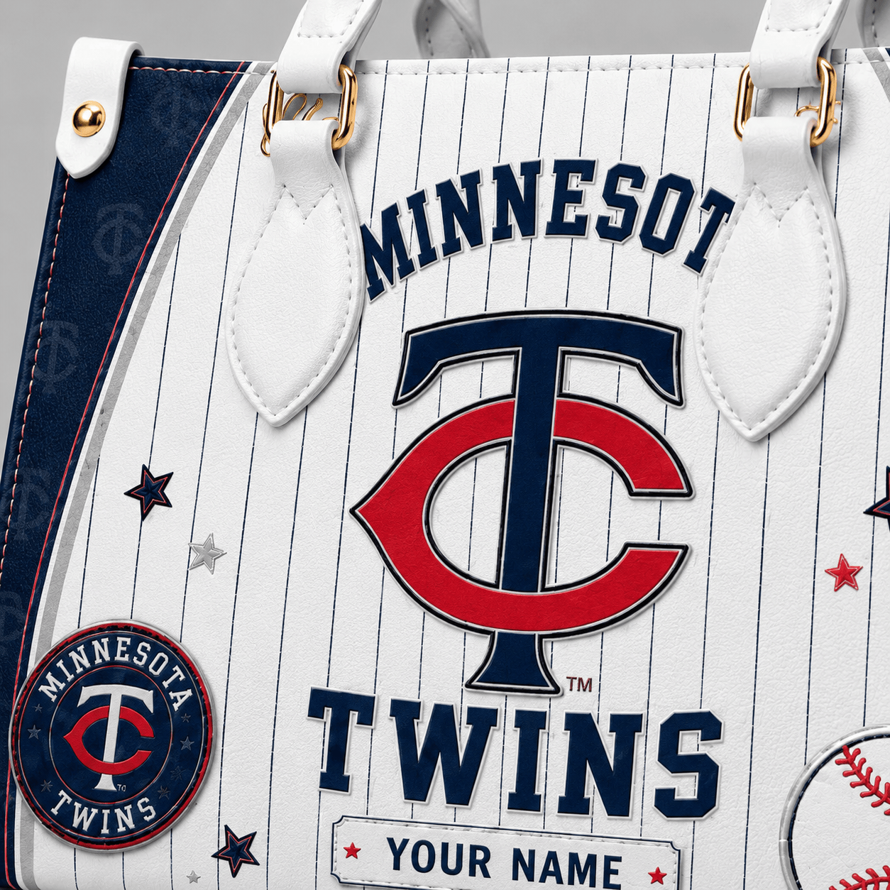M.twins | Premium .m.l.b. Fan Pride Leather Handbag
