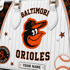 B.orioles | Premium .m.l.b. Fan Pride Leather Handbag