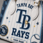 T.bay Rays | Premium .m.l.b. Fan Pride Leather Handbag