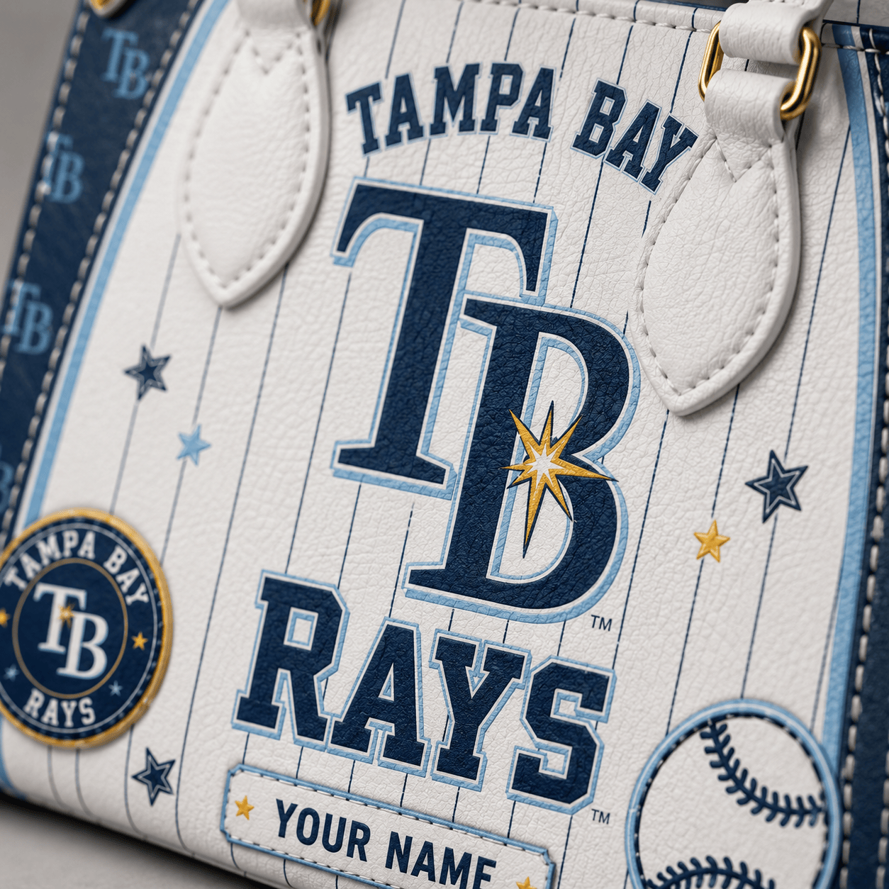T.bay Rays | Premium .m.l.b. Fan Pride Leather Handbag