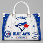 T.blue Jays | Premium .m.l.b. Fan Pride Leather Handbag