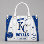 K.c.royals | Premium .m.l.b. Fan Pride Leather Handbag