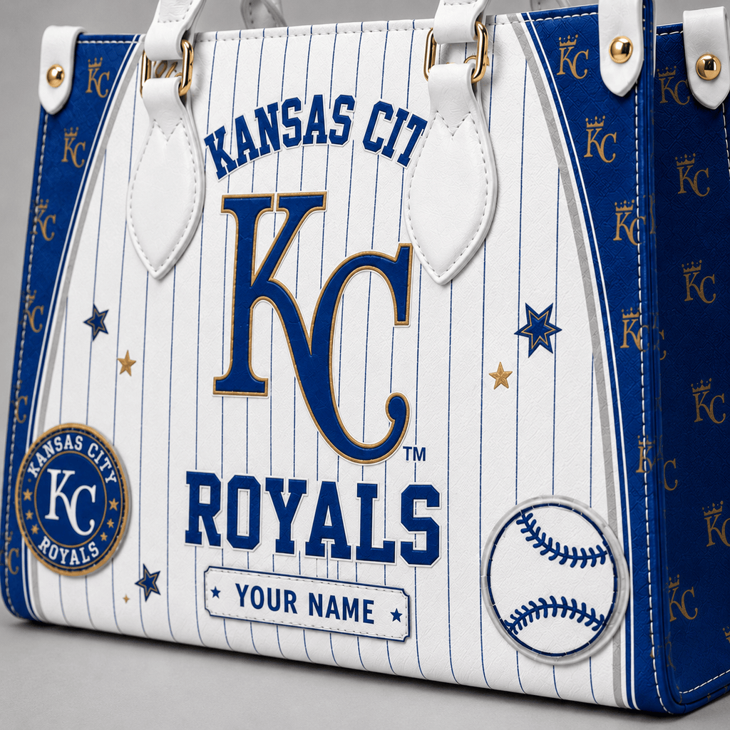 K.c.royals | Premium .m.l.b. Fan Pride Leather Handbag