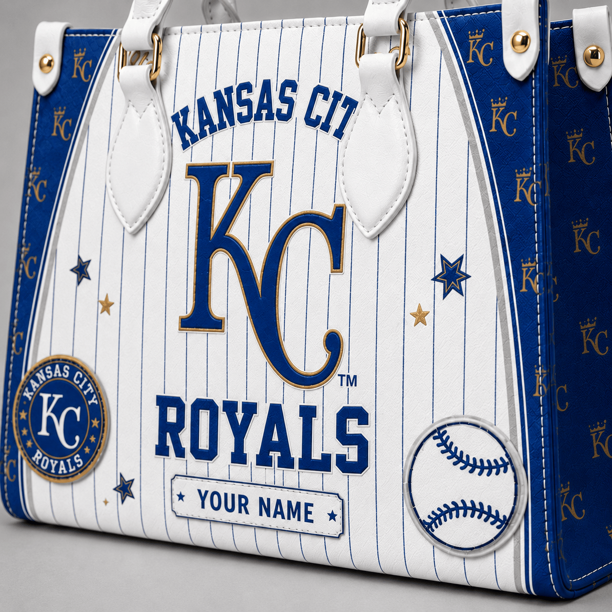 K.c.royals | Premium .m.l.b. Fan Pride Leather Handbag