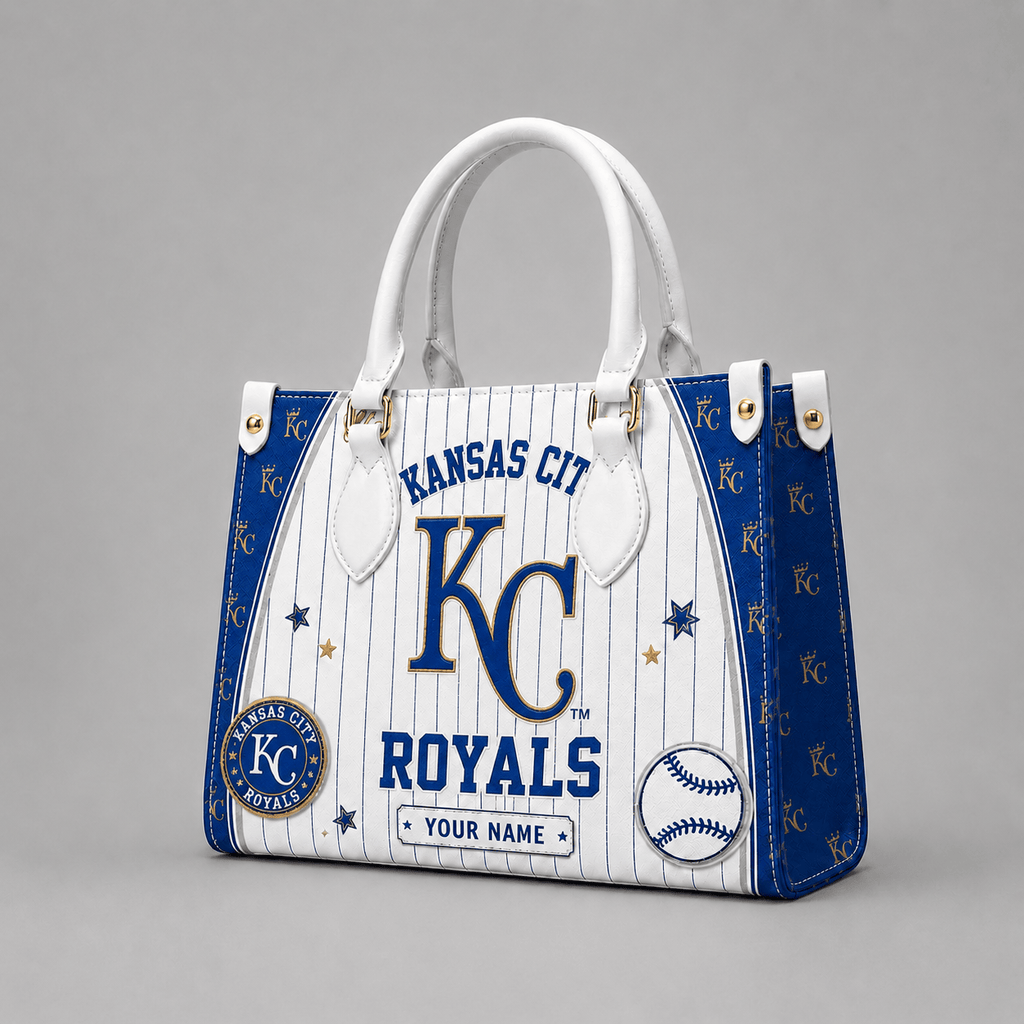 K.c.royals | Premium .m.l.b. Fan Pride Leather Handbag