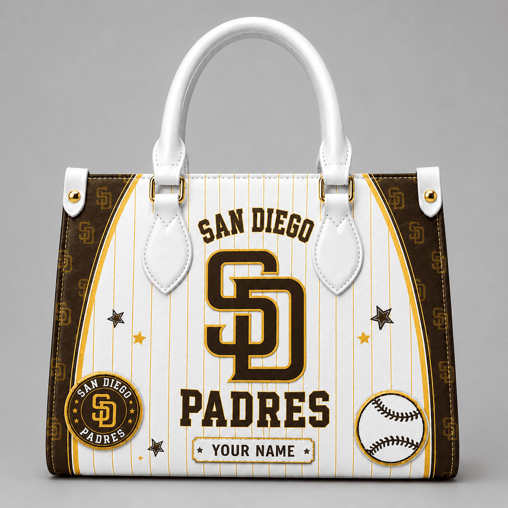 S.d.padres | Premium .m.l.b. Fan Pride Leather Handbag