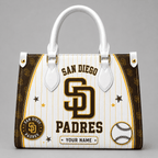 S.d.padres | Premium .m.l.b. Fan Pride Leather Handbag